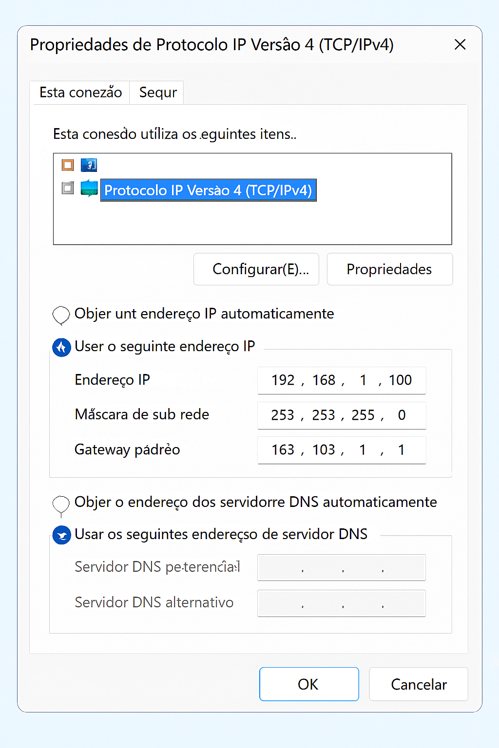Salvar configuração